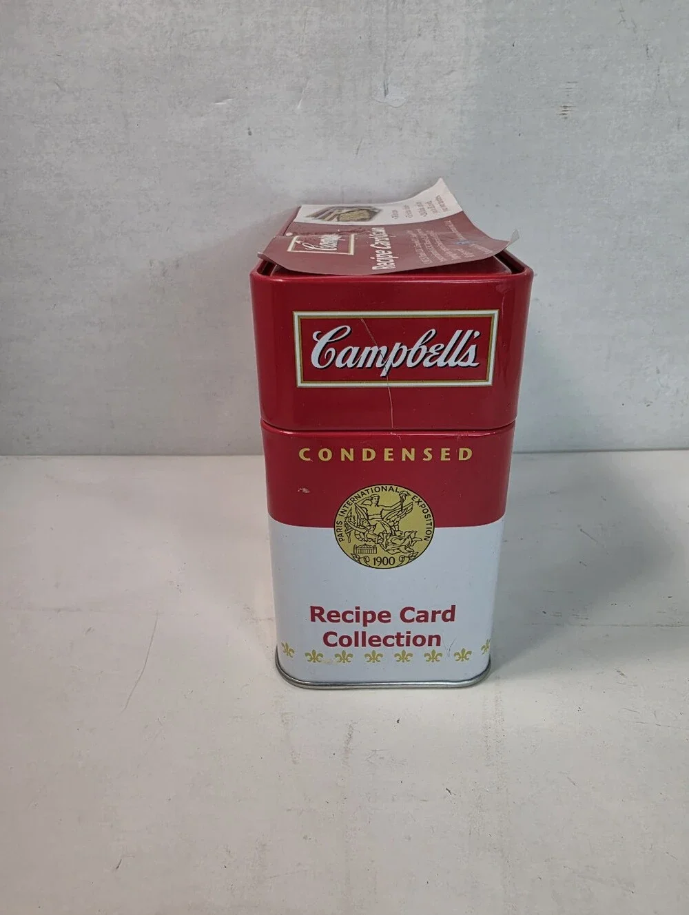 Campbell's Soup Recipe Card Collection in Collectible Metal Tin 2013. NOB